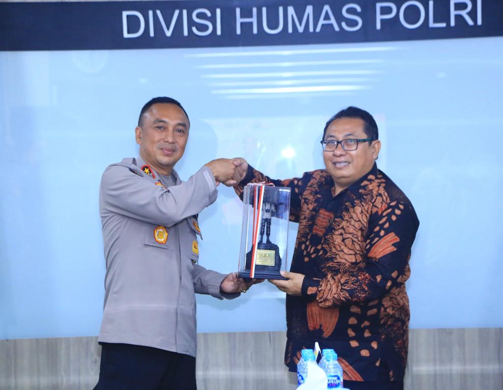 Humas Polri dan SMSI Perkuat Kolaborasi Wujudkan Pemilu Damai