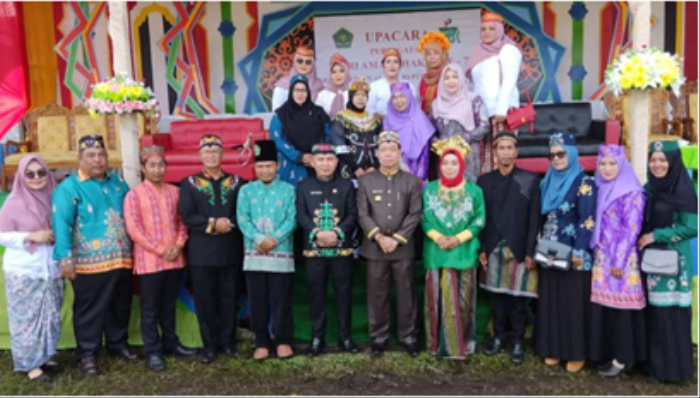 Peringatan Hari Amal Bhakti  di Kecamatan Katingan Kuala Dipuji