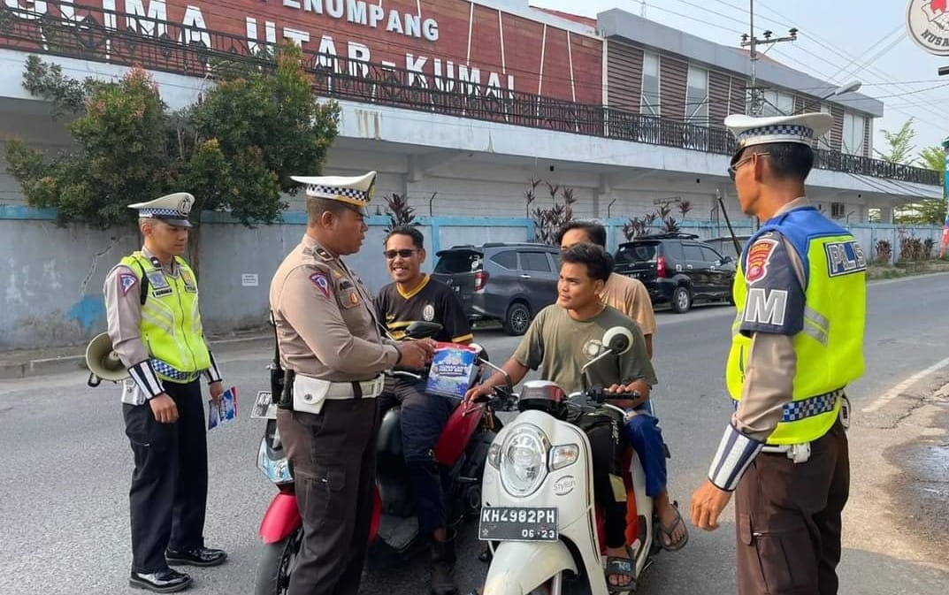 Polisi Ajak Masyarakat Kumai Tertib Berlalulintas