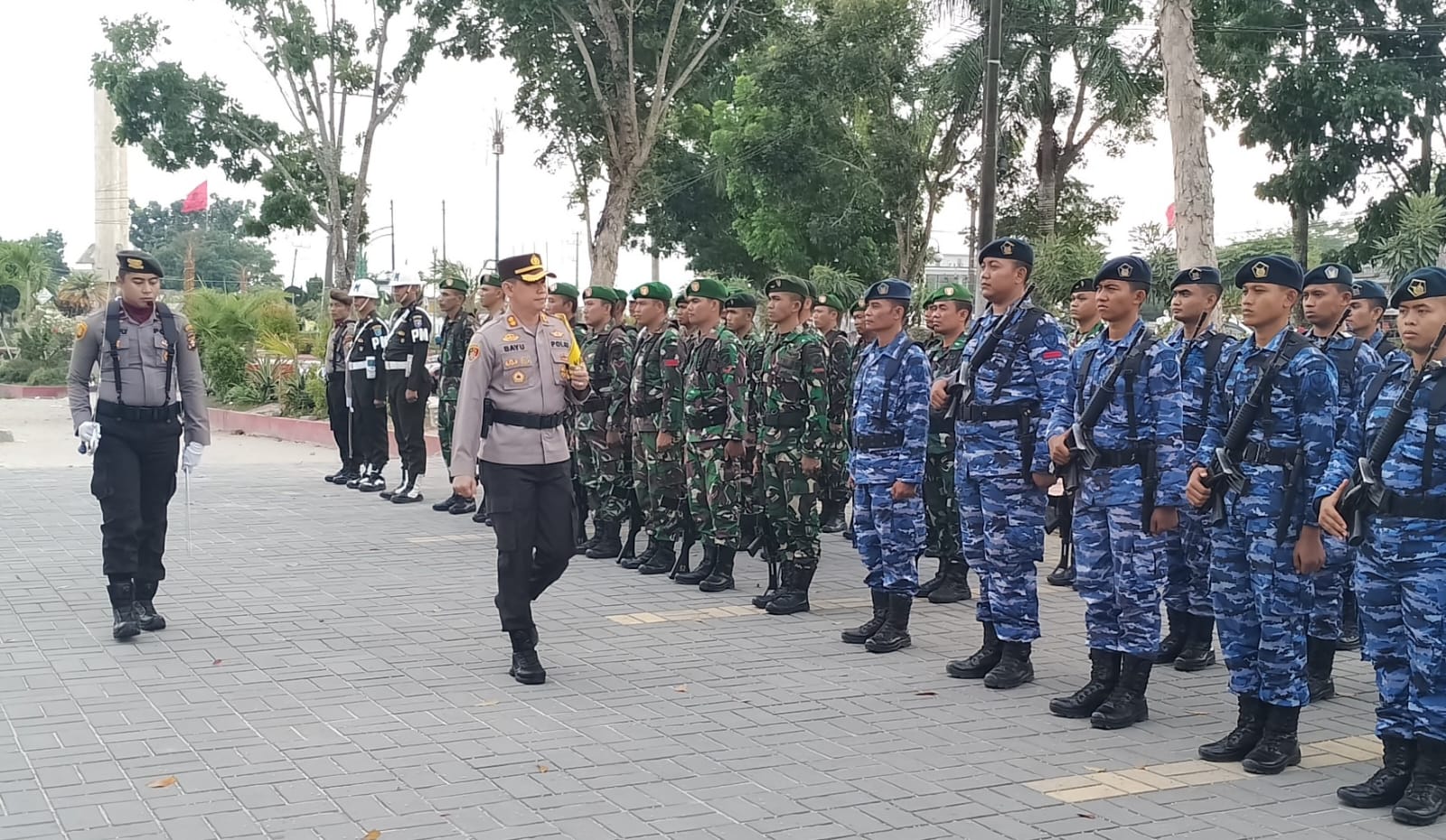 Kawal Pemilu, Polres Kobar Gelar Pasukan Operasi Mantap Brata Telabang 2023-2024