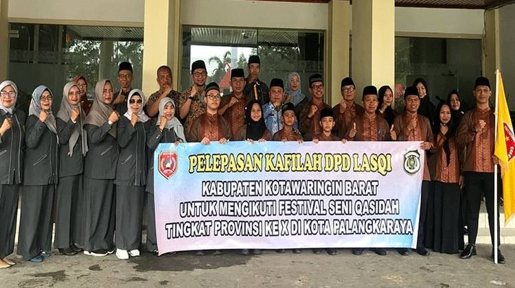 Pemkab Kobar Lepas Peserta FSQ ke-X Tingkat Provinsi 2023
