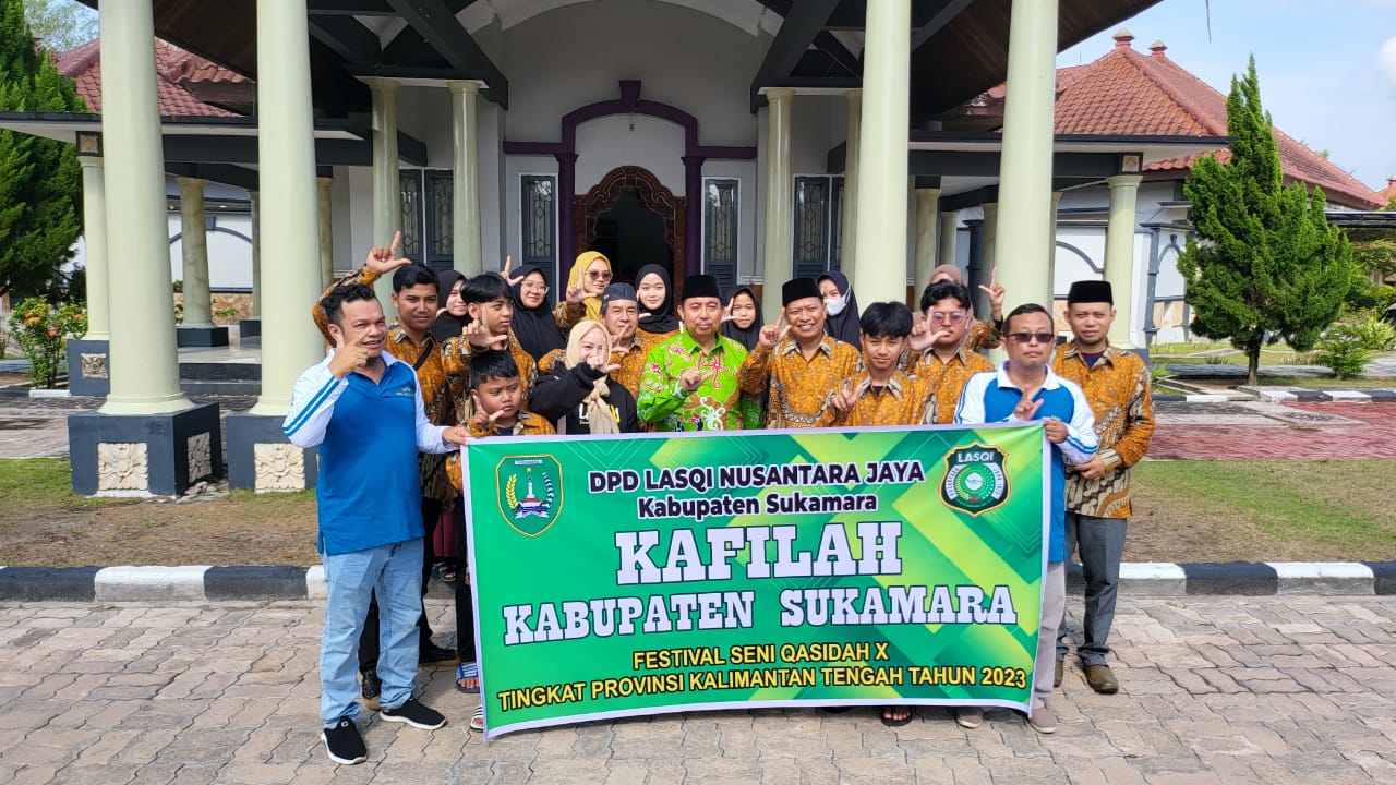 Pj Bupati Sukamara Lepas Kafilah FSQ ke Tingkat Provinsi