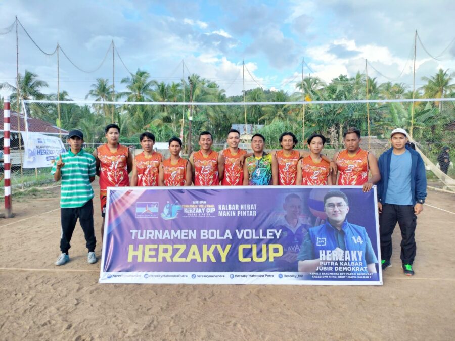 54 Tim Ikuti Turnamen Bola Voli Herzaky Cup