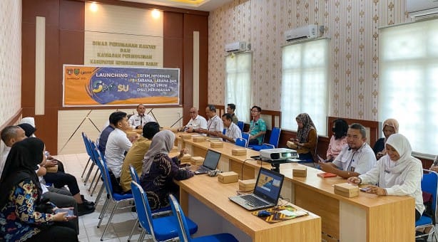 Permudah Informasi, Dinas Perkim Kobar Launching Aplikasi Si-PASU Berbasis WebGIS