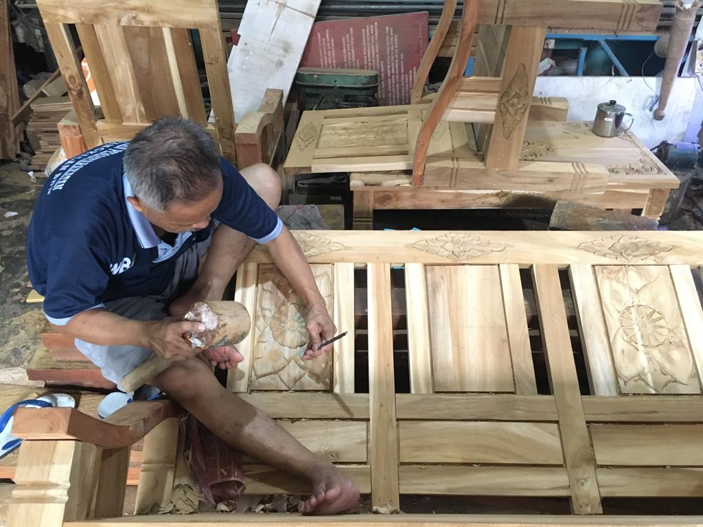 Bermacam Kerajinan Kayu Berhasil Diproduksi WBP Lapas Pangkalan Bun