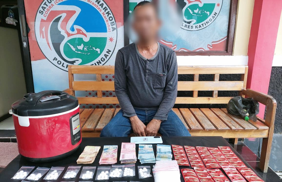 Seorang Pria di Katingan Diamankan Polisi Karena Kepemilikan Pil Carnophen