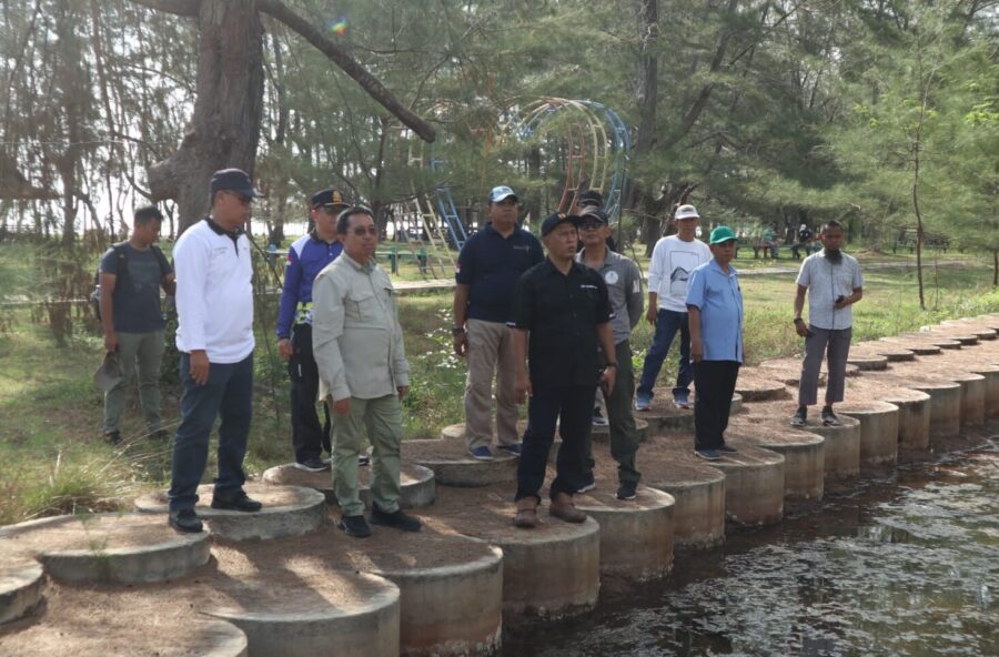 Persiapan Jelang KBP Kalteng 2023, Pj Bupati Sukamara Tinjau Fasilitas Pantai Tanjung Nipah