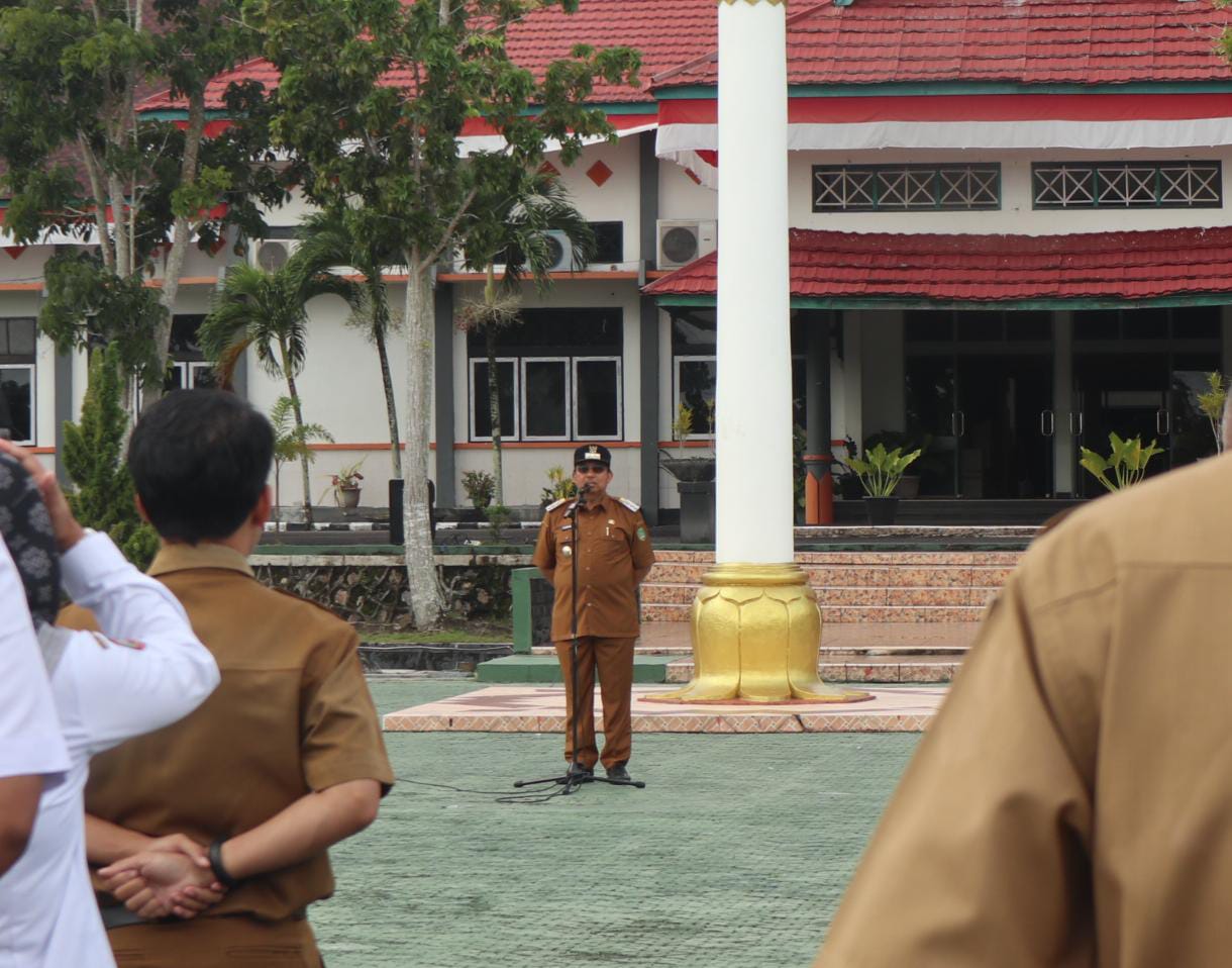 Pimpin Apel Gabungan, Pj Bupati Sukamara Ajak Semua Pihak Kuatkan Ketahanan Pangan Daerah