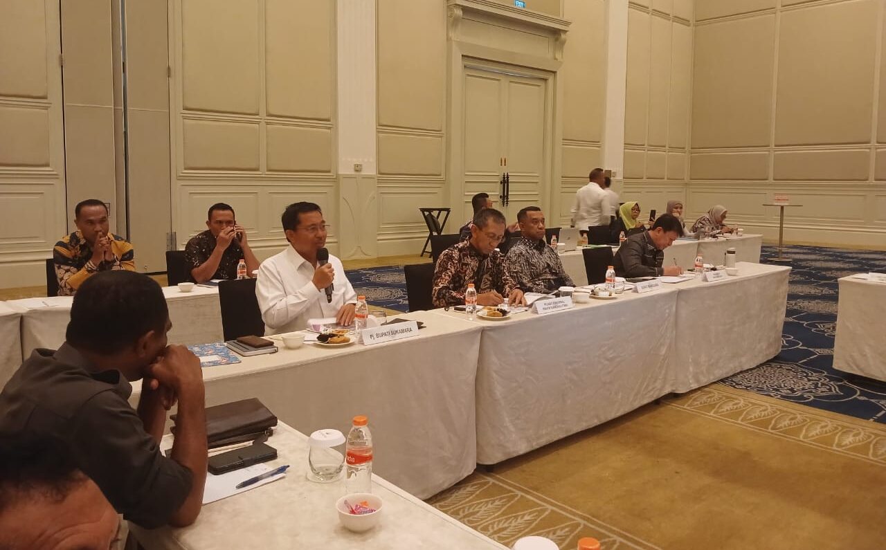 Percepat Pembangunan Jembatan Jelai, Pj Bupati Kaspinor Rakor dengan Kementerian ATR/BPN