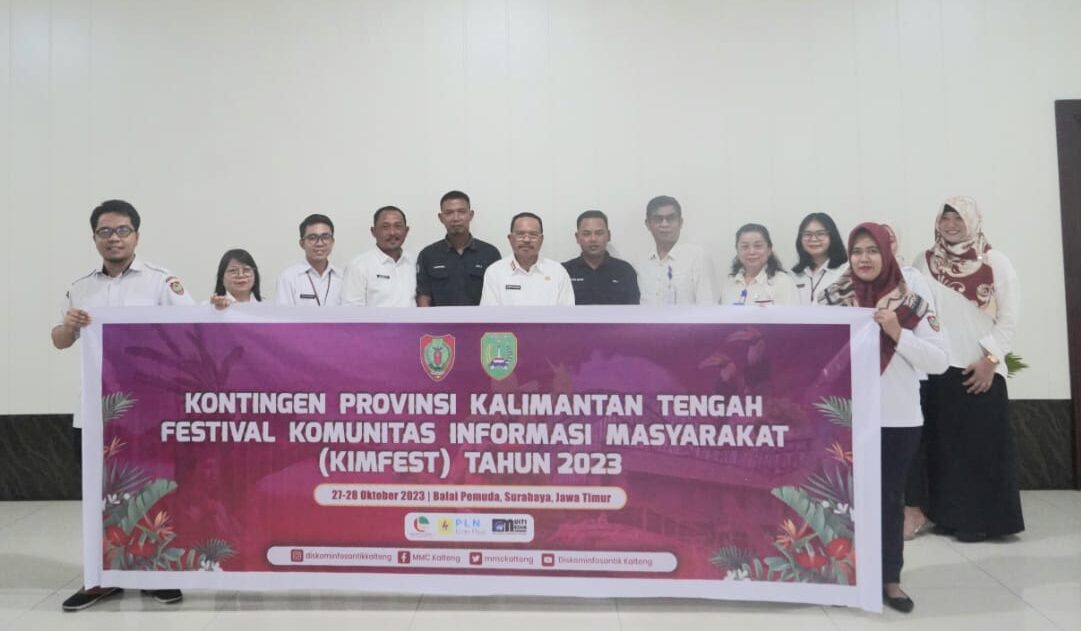 Lepas KIM Damar Digital Jaya Ikuti KIMFest 2023, Sekda Nuryakin: Harumkan Nama Kalteng