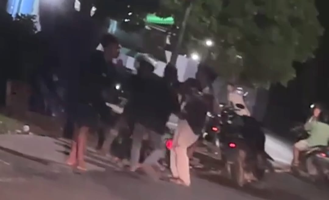 Viral Video Perkelahian Antar Remaja di Jalan Iskandar Pangkalan Bun, Resahkan Warga Sekitar