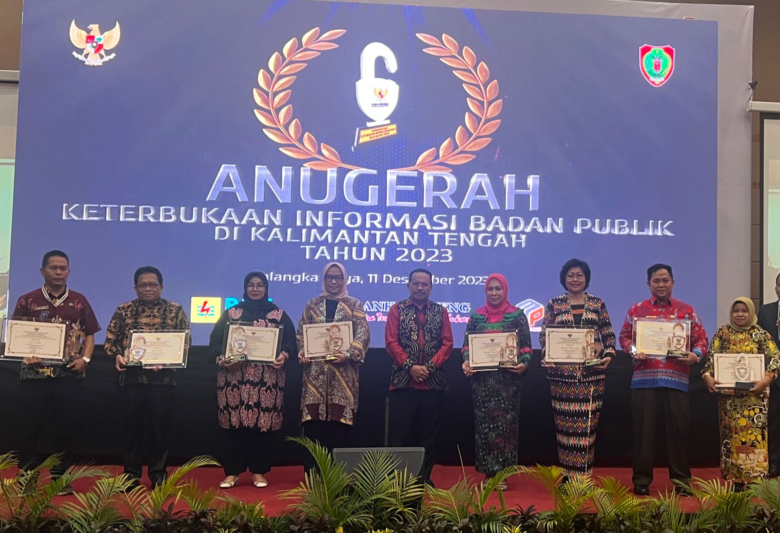 Pemkab Katingan Raih Terbaik ke Tiga Tingkat Kalteng dalam Keterbukaan Informasi Publik