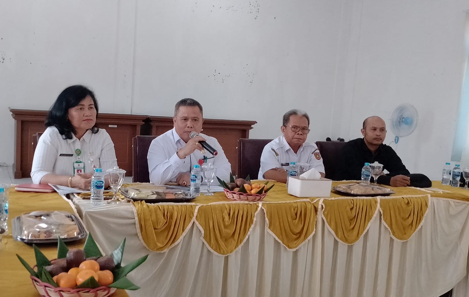 Coffee Morning Bersama Insan Pers, Plh Sekda dan Kadis Pertanian Kobar Dialog dengan Wartawan