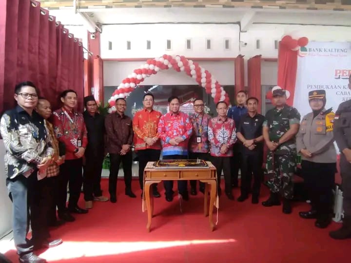 Pj Bupati Katingan Resmikan Kantor Bank Kalteng Cabang Pembantu di Kereng Pangi