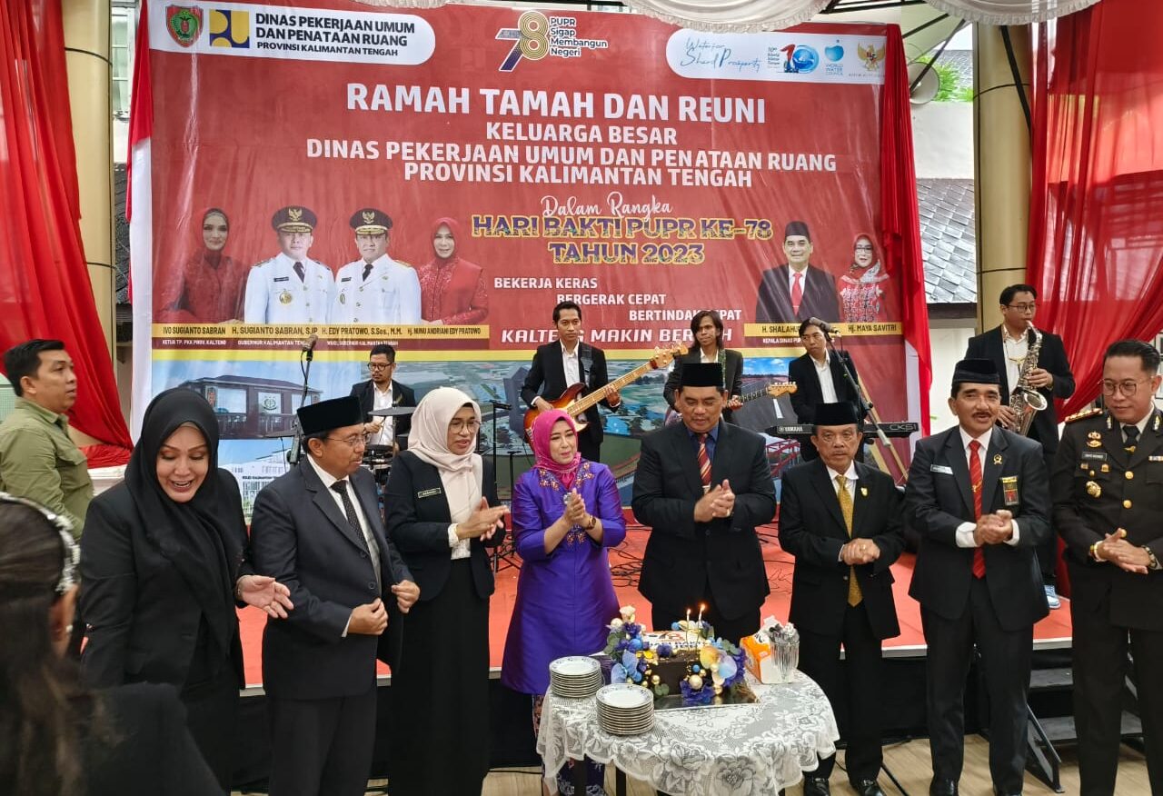 Pj Bupati Kaspinor Hadiri Peringatan Hari Bakti PUPR ke-78 Tingkat Provinsi Kalteng