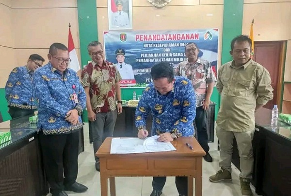 Pj Bupati Katingan Teken MoU dan Perjanjian Kerja Sama PT AUS