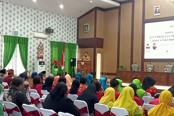 Buka Sosialisasi Kelembagaan Pengawasan Pemilu, Pj Bupati Katingan Sampaikan Ini
