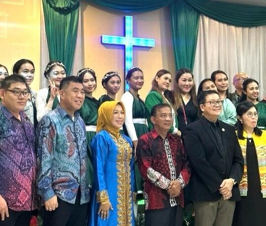 Wabup Kluisen Hadiri Perayaan Natal Jemaat GBI Rayon 18 Nanga Pinoh Tahun 2023
