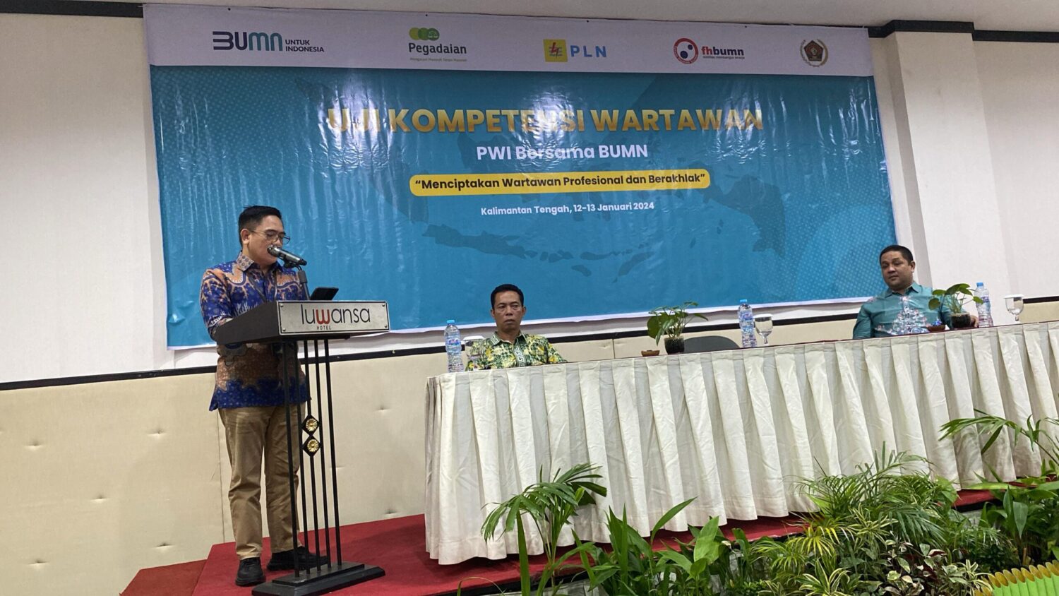 Tingkatkan Profesionalisme Wartawan Kalteng, PLN dan Pegadaian Gelar UKW Kolaborasi dengan PWI