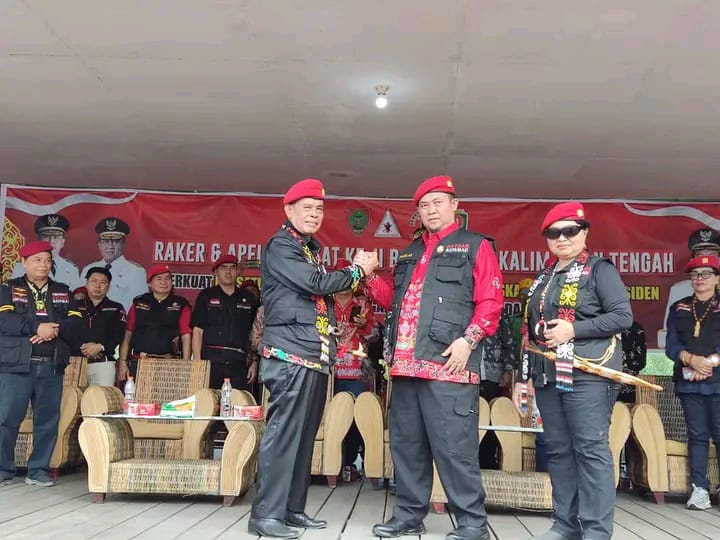 1500 Pasukan BATAMAD se-Kalteng Gelar Apel Kapakat di Obyek Wisata Tjilik Riwut