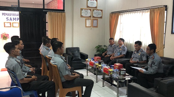 Di Hadapan Kanwil Kemenkumham Kalteng, Kalapas Sampit Keluhkan Kekurangan Pegawai Pengamanan