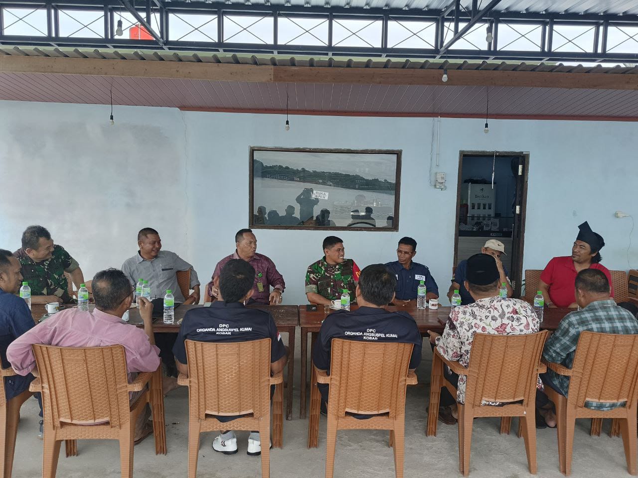 Jaga Keamanan Jelang Pemilu, Dandim Pangkalan Bun Silaturahmi dengan Tokoh-tokoh Kumai