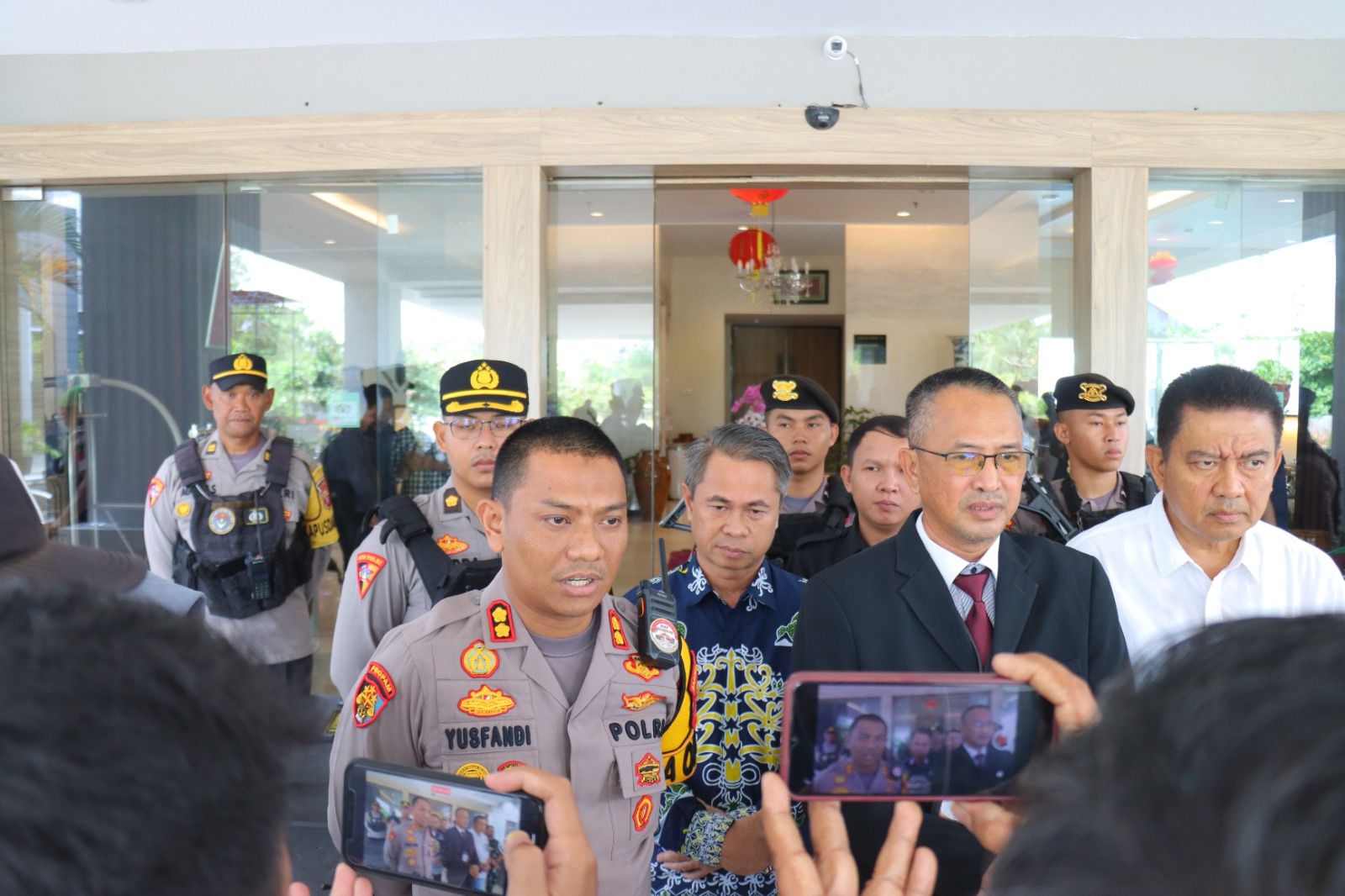Kapolres Kobar Hadiri Rapat Pleno Terbuka Tingkat Kabupaten