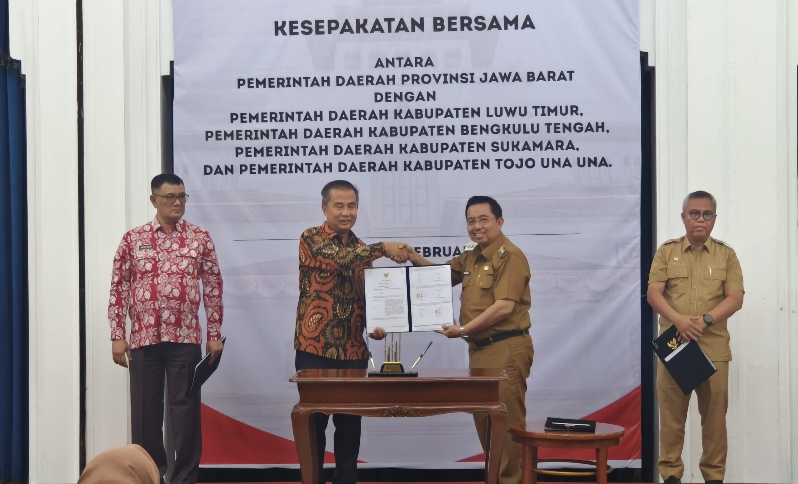 Pemkab Sukamara Jalin Kesepakatan dengan Pemprov Jabar, Kembangkan Potensi Daerah dan Pelayanan Publik