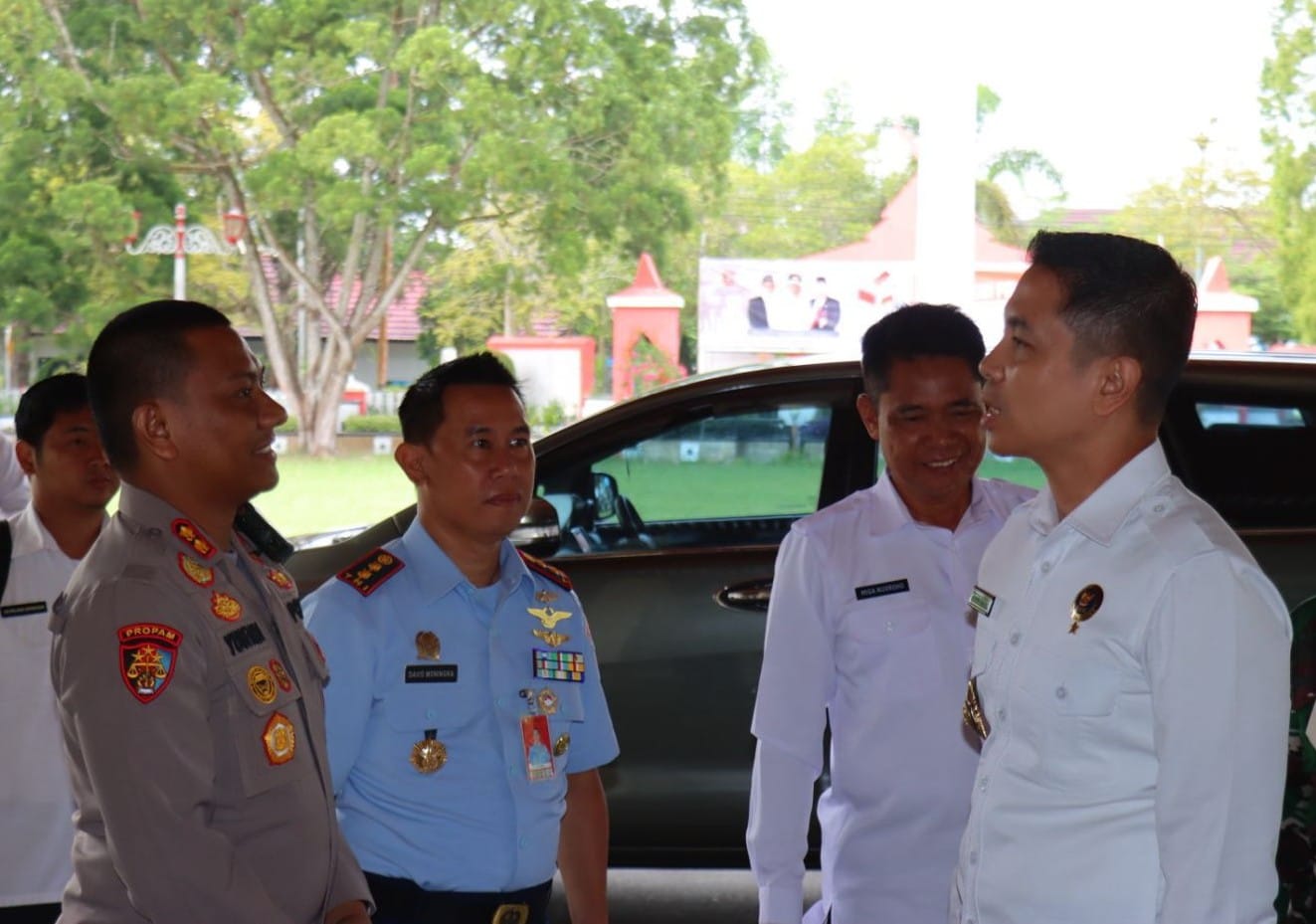 Kapolres Kobar AKBP Yusfandi Usman Hadiri Penyambutan Kunker Kepala BNN Provinsi Kalteng