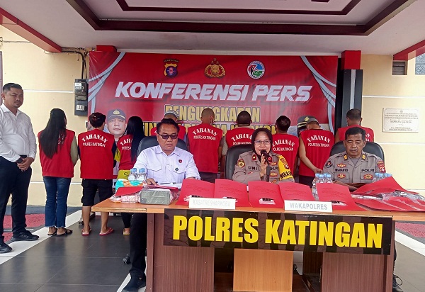 Selama 2024, Polres Katingan Sita 53,26 Gram Sabu