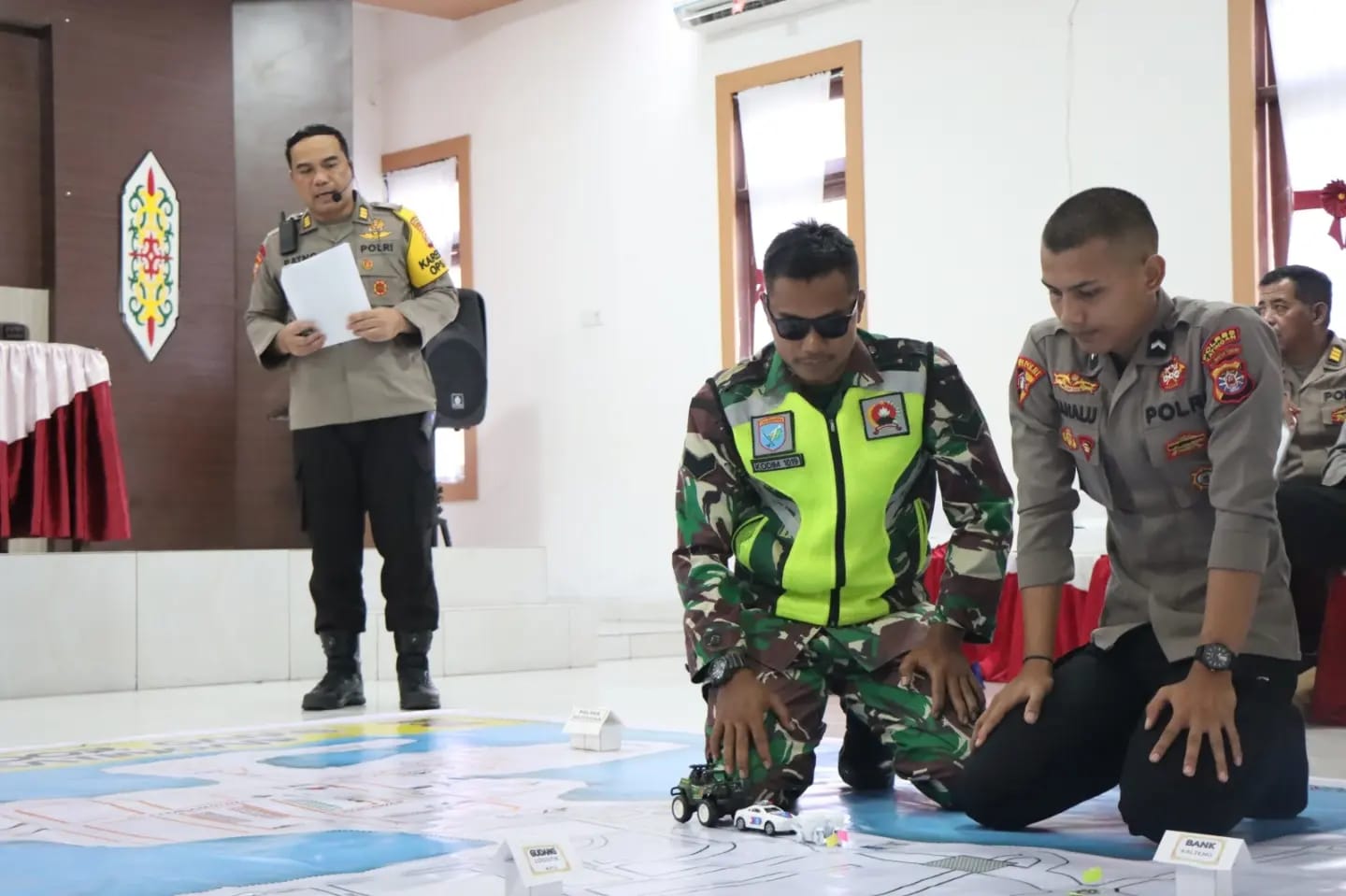 Ratusan Personel Kodim 1019 Katingan dan Polres Katingan Siap Diterjunkan untuk Amankan Pemilu