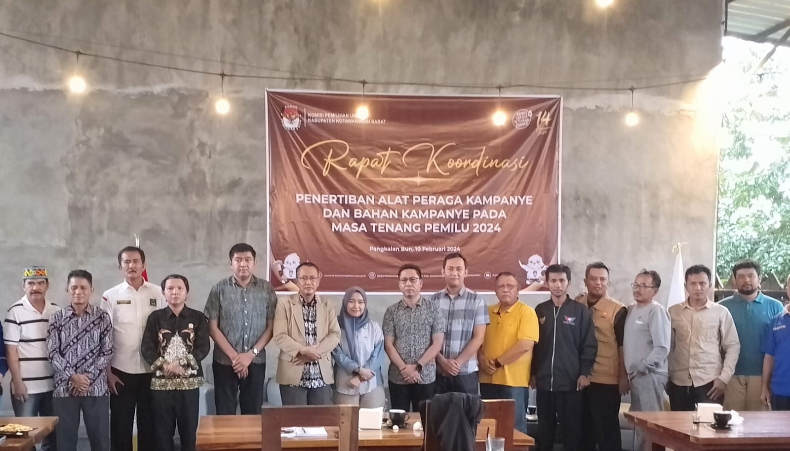 KPU Kobar Minta Alat Peraga Kampanye Diturunkan pada 12 Februari Tepat Tengah Malam