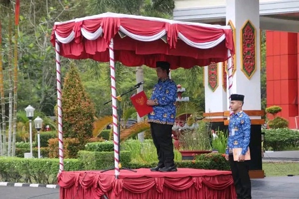 Apel Gabungan, Pj Bupati Katingan Ajak ASN Bantu Program Percepatan Penurunan Stunting