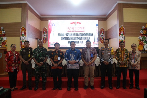 Pemkab Katingan Gelar Sosialisasi Standar Pelayanan Perizinan dan Non Perizinan