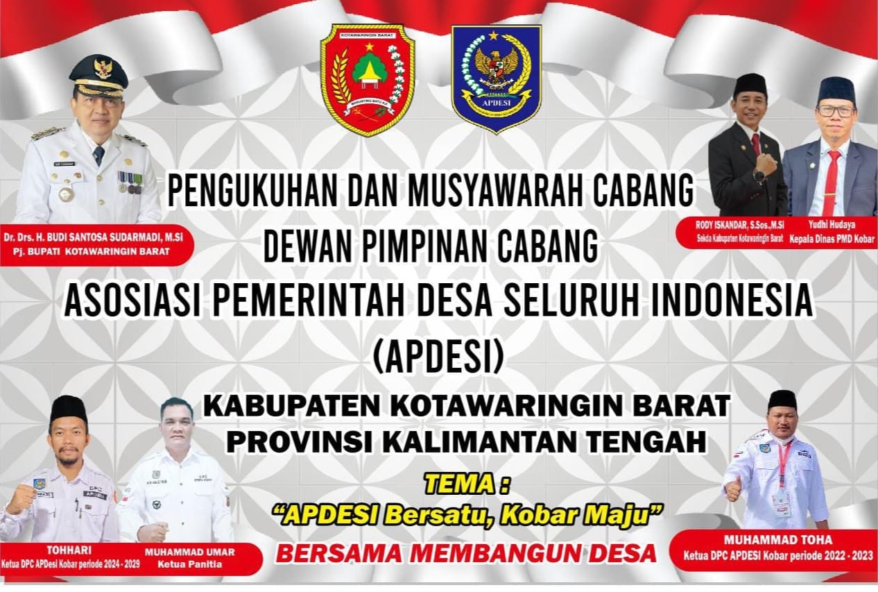 Apdesi Kotawaringin Barat Besok Dikukuhkan, Ini Susunan Pengurusnya!