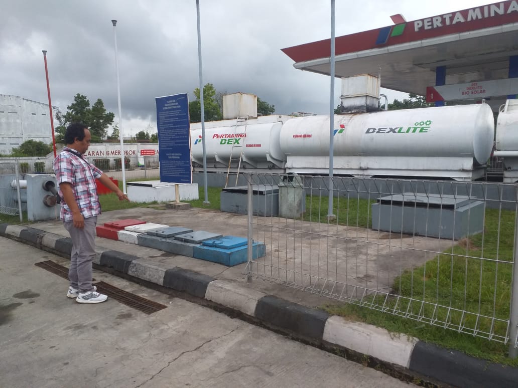 Polisi Cek Sejumlah SPBU di Sampit Guna Antisipasi Kecurangan dan Kelalaian