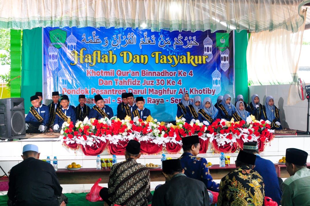 Pondok Pesantren Al Maghfur Al Khotiby Gelar Haflah Akhirussanah, Santri Diharap Jadi Generasi yang Bertakwa