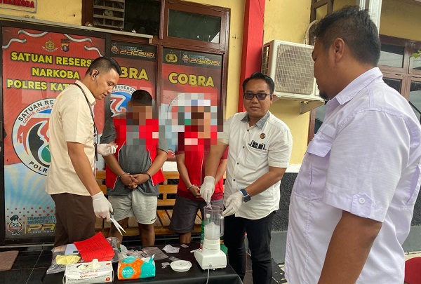 Polisi Musnahkan 47,34 Gram Sabu dari Dua Tersangka