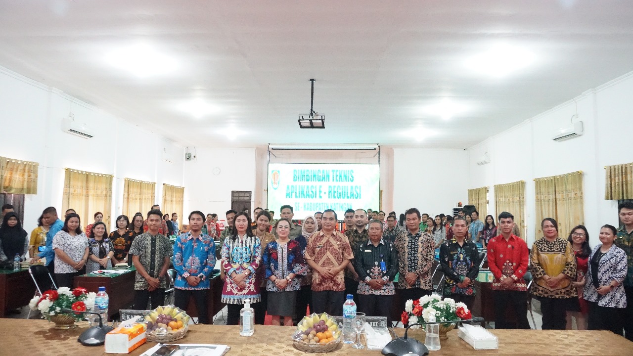 Modernisasi Pelayanan Publik, Pemkab Katingan Gelar Bimtek Penggunaan Aplikasi E-Regulasi