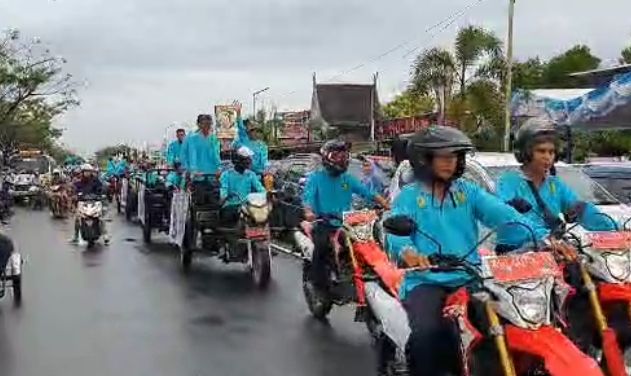 Pemko Palangka Raya Gelar Konvoi Keliling Perayaan Piala Adipura
