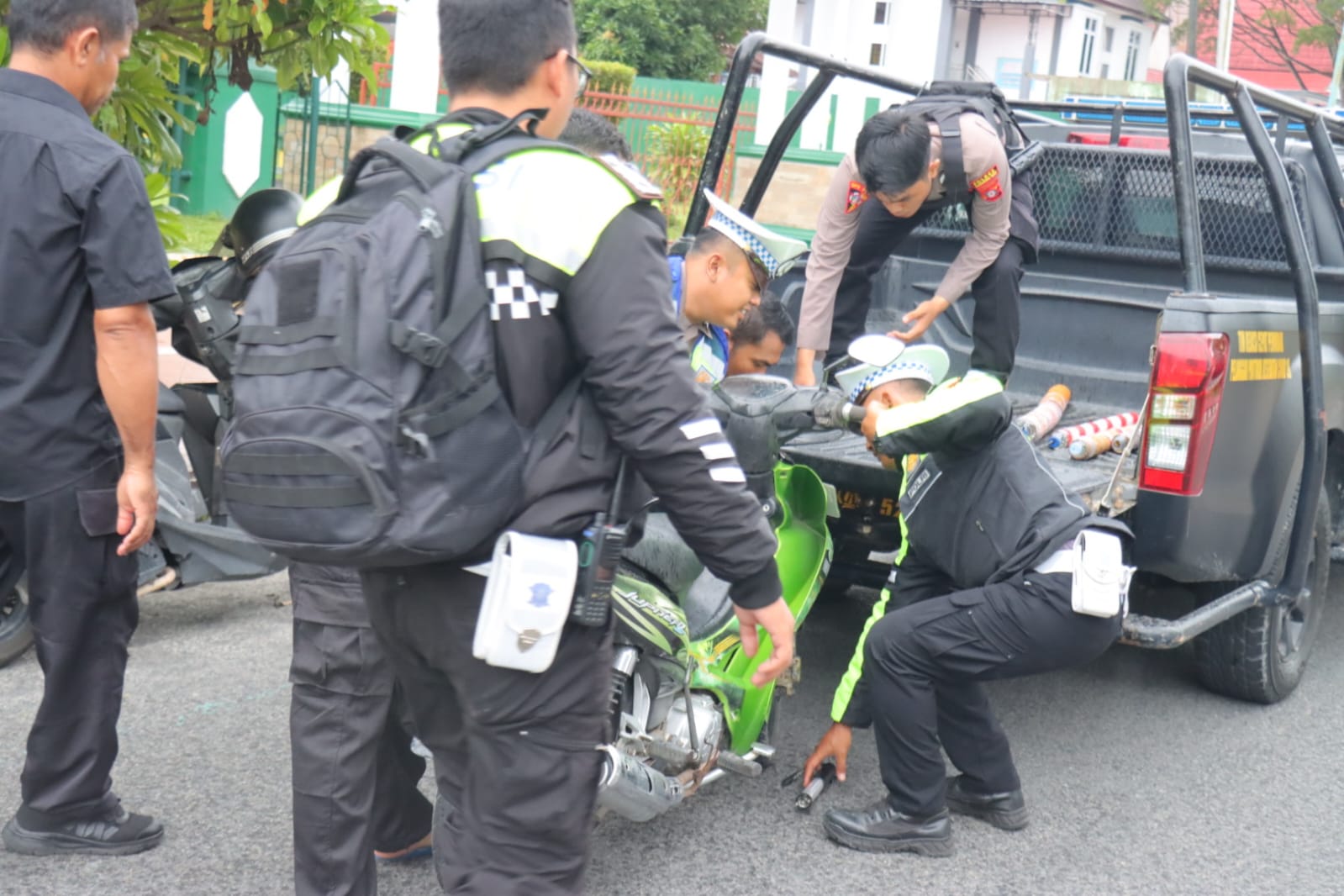 Balap Liar Saat Sahur Pertama di Pangkalan Bun, Puluhan Remaja Diamankan Polisi
