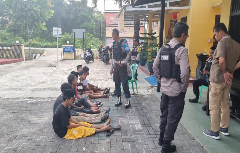 Balapan Liar Usai Sahur, Tujuh Remaja Diringkus Polsek Kumai