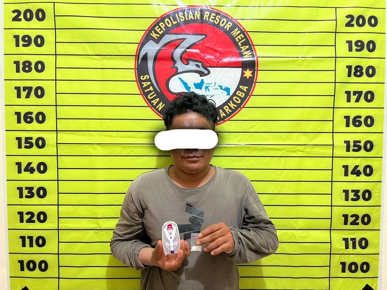 Polisi Tangkap Pengedar Sabu di Melawi