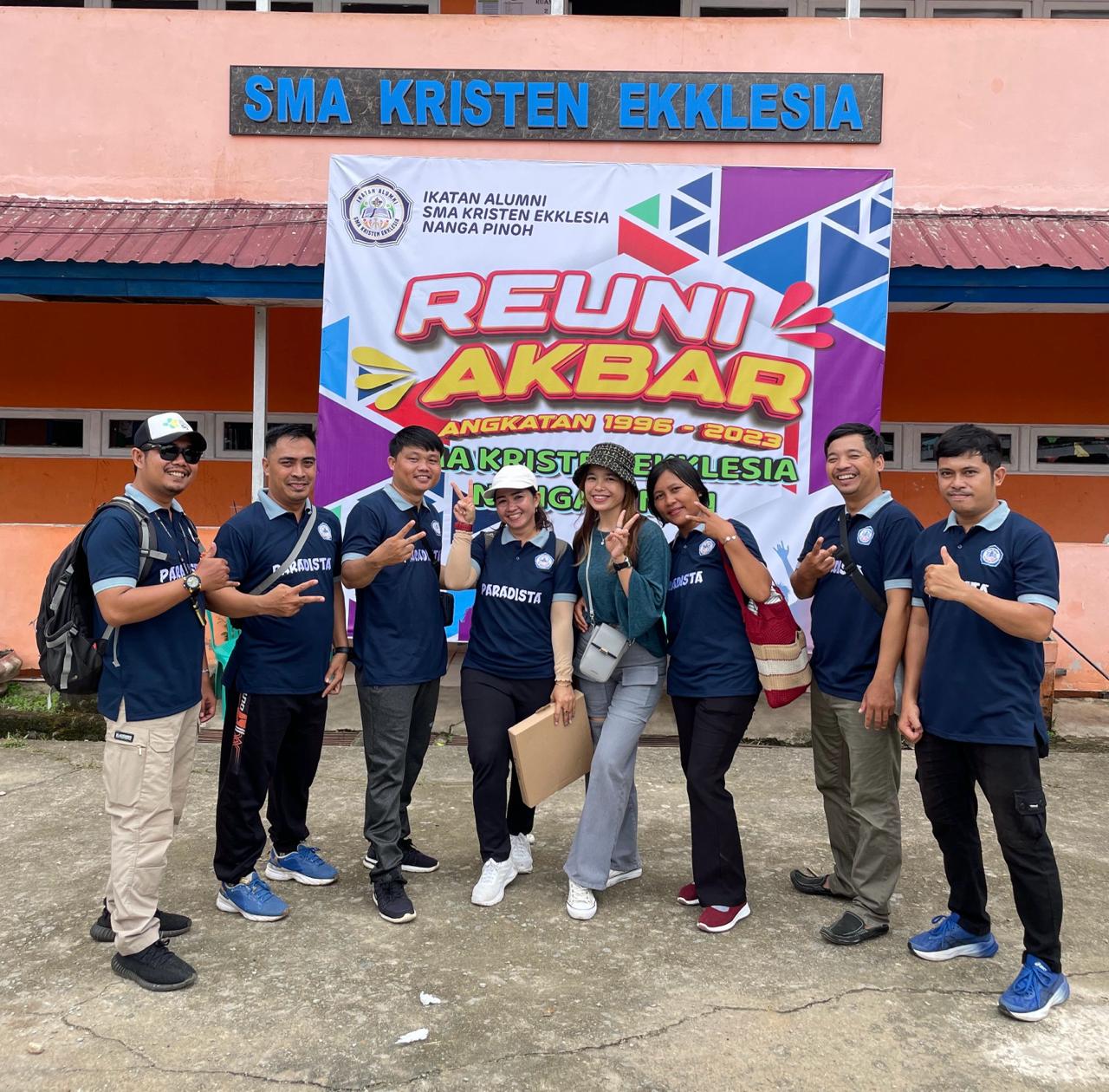 Alumni SMA Kristen Ekklesia Nanga Pinoh Gelar Reuni Akbar Perdana