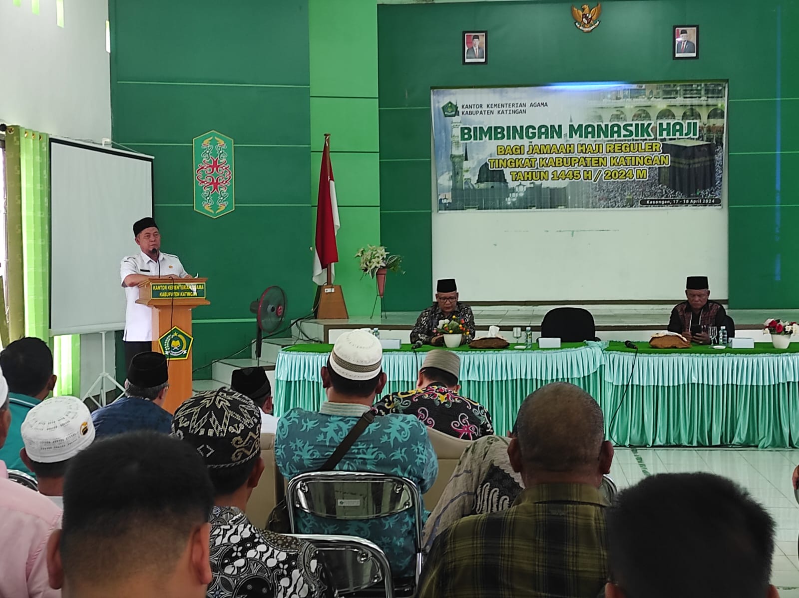 46 CJH Ikuti Manasik Haji, Pj Bupati Katingan Titip Do’a di Tanah Suci