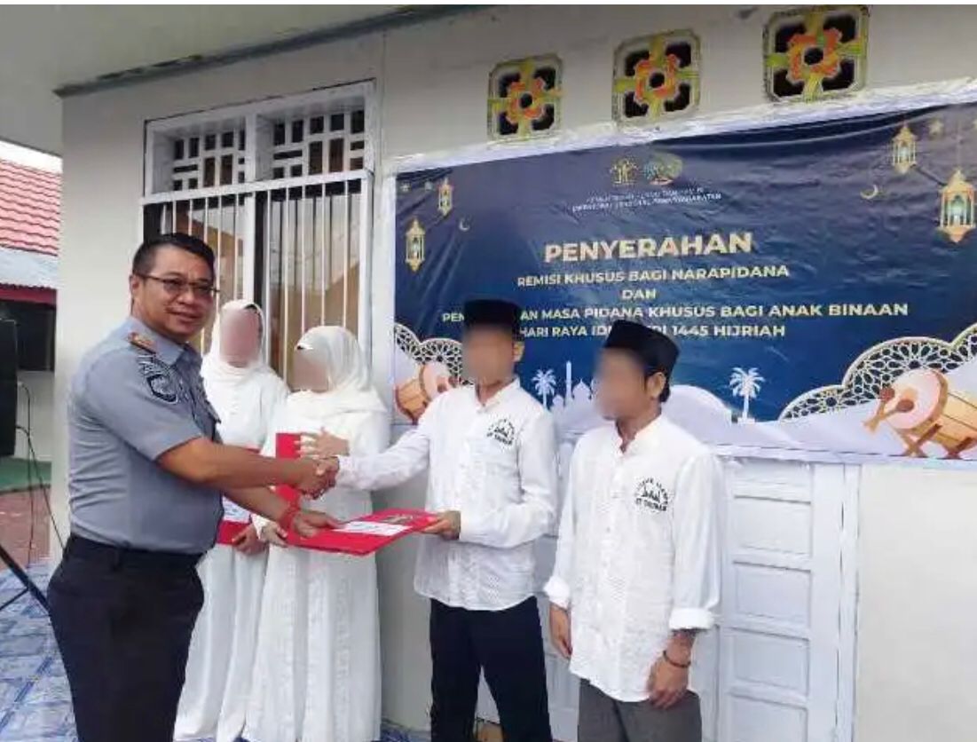 Ratusan Narapidana di Lapas Sampit Mendapat Remisi Idulfitri