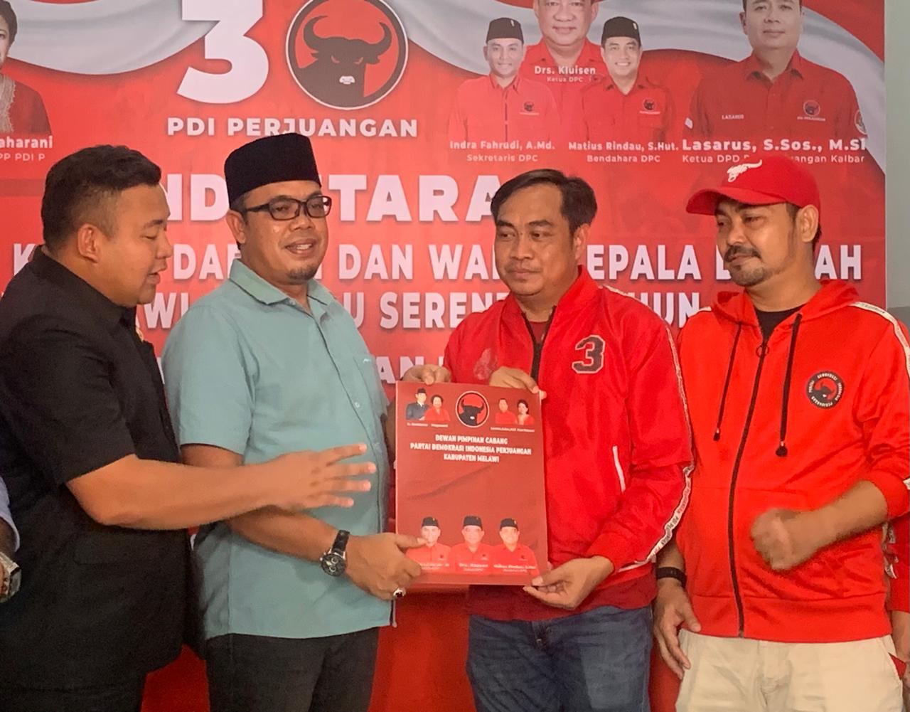 Ambil Formulir Pilkada di PDIP Jam 2 Sore, Ketua Tim Pemenangan Dadi Harap Bisa Dua Periode