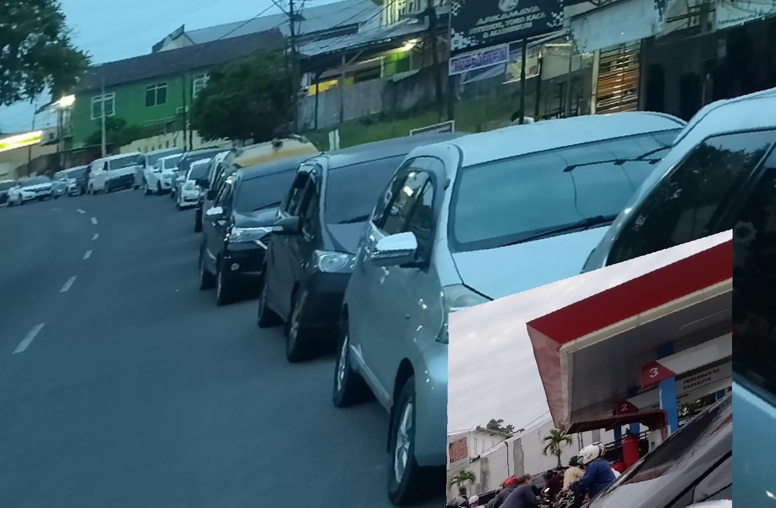 Fenomena Jelang Hari Raya Idul Fitri 1445 H, Antrian Panjang Terjadi di SPBU Pangkalan Bun