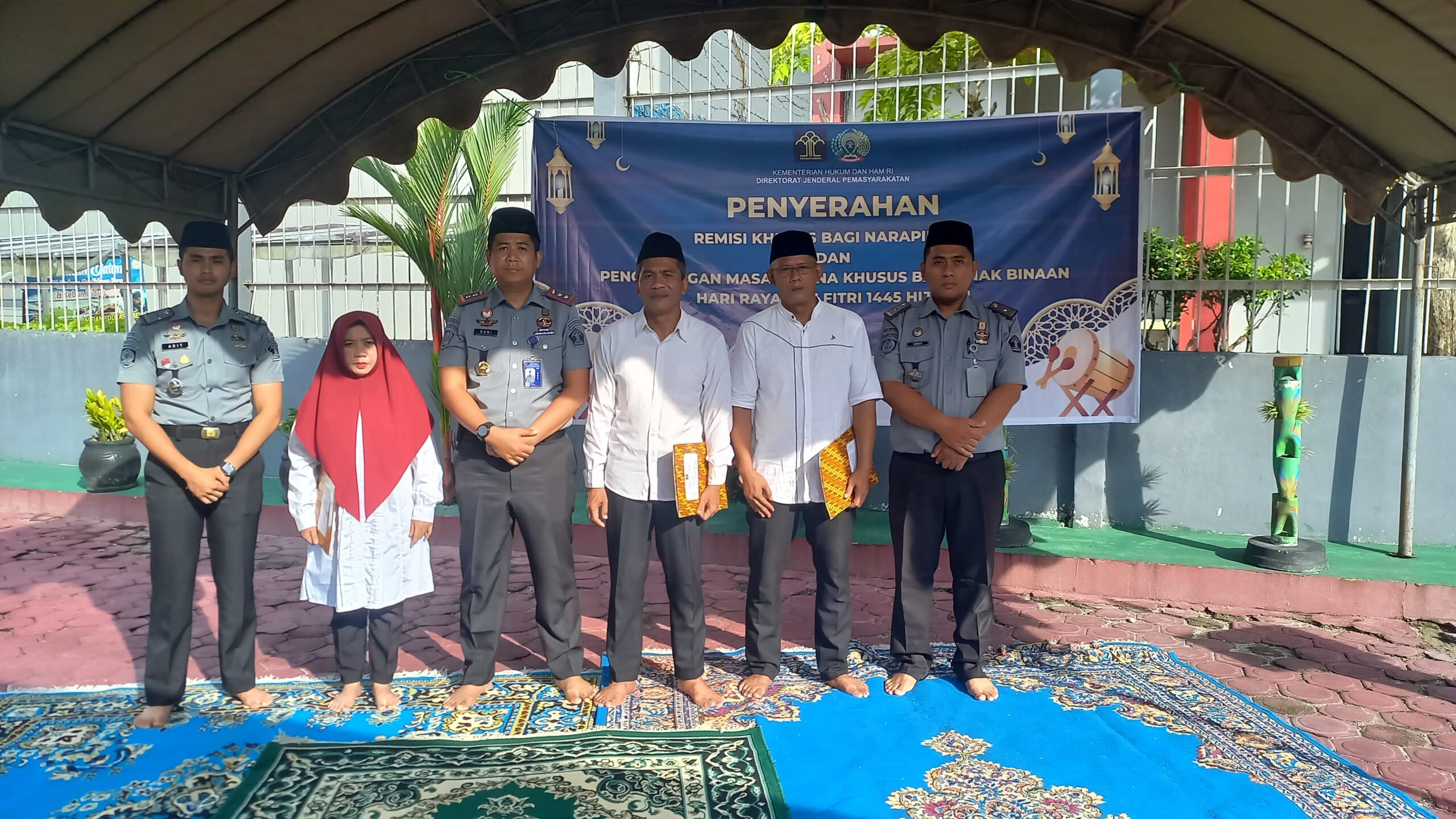 Sebanyak 434 WBP Lapas Pangkalan Bun Terima Remisi Idul Fitri 1445 H, 2 Diantaranya Langsung Bebas