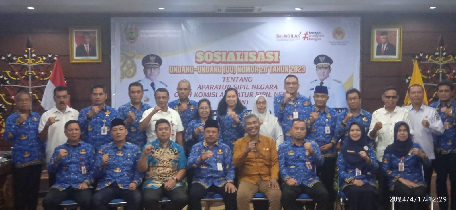 Sekda Kalteng Harap Pemprov dan ASN Saling Sinergi Tingkatkan Pembangunan Daerah